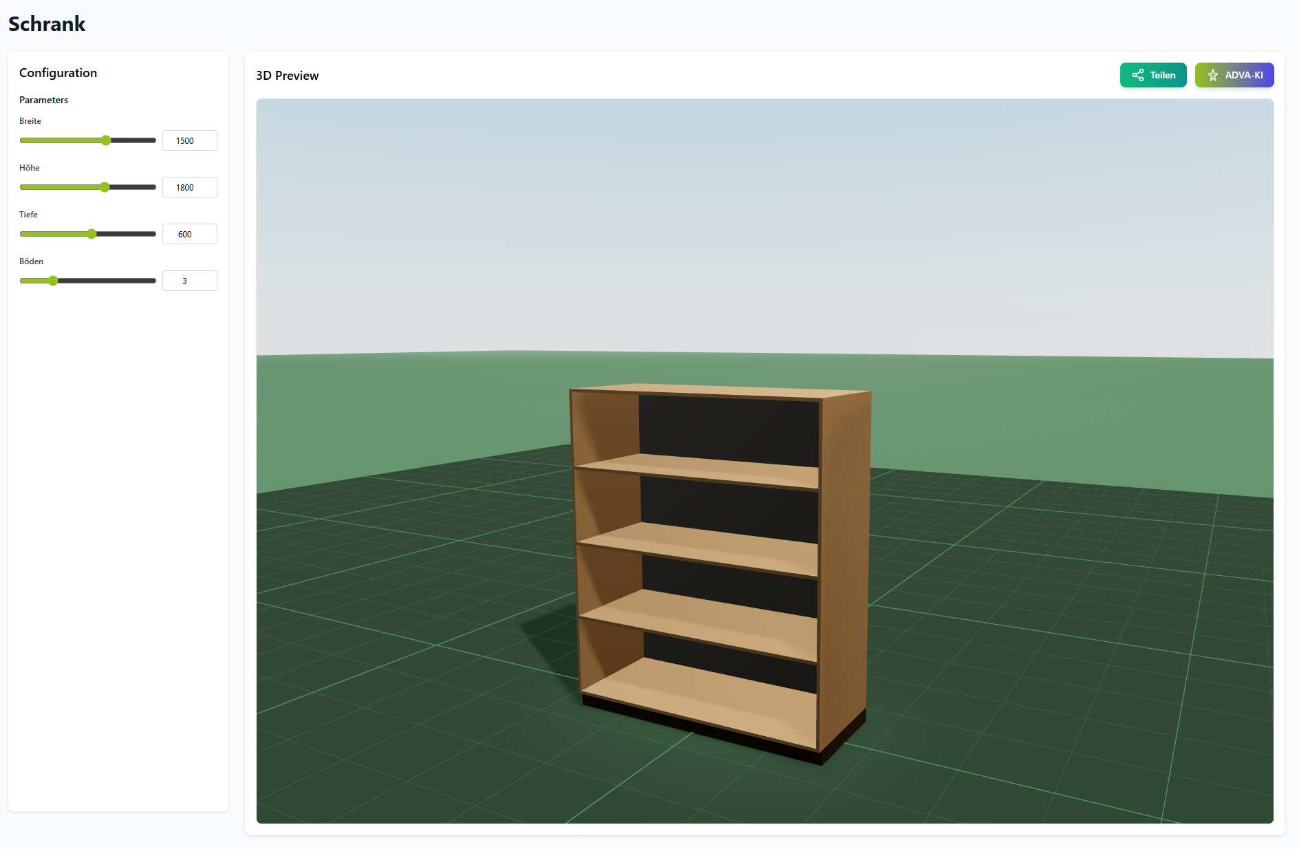 3D Produktkonfigurator CTQ